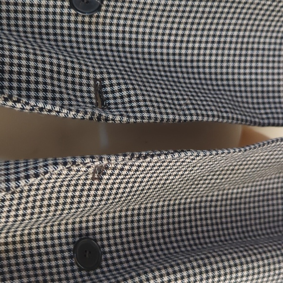 Zara Double Oversized Breasted Checkered Blazer XS - Picture 12 of 16
